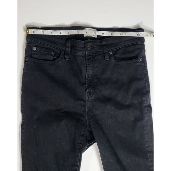 J. Crew Lookout Black High-Rise Skinny Denim Jeans Size 28 - Picture 6 of 11